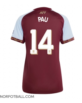 Billige Fotballdrakt Aston Villa Pau Torres #14 Replika Hjemmedrakt Dame 2025-26 Kortermet Billige Fotballdrakt Aston Villa Pau Torres #14 Replika Hjemmedrakt Dame 2025-26 Kortermet